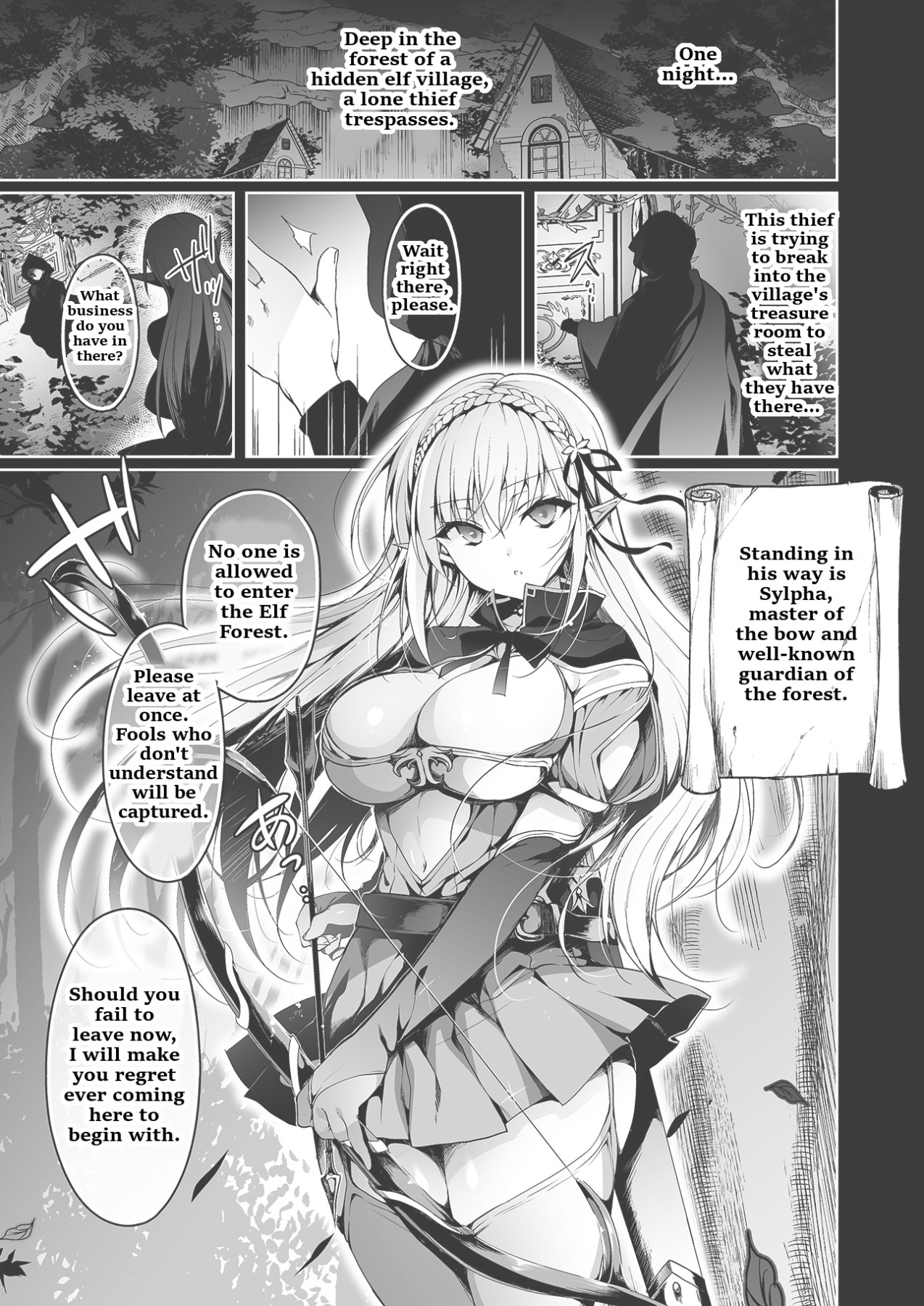 Hentai Manga Comic-A Book About Putting a Lewd Seal On an Elf Girl LEVEL:1-Read-2